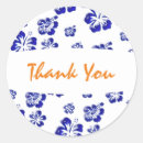 Search for blue and white stickers Floral