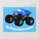 Search for blue monster truck postcards Race