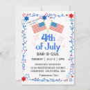 Search for bald eagle and invitations Red white blue