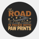 Search for paw print heart stickers Dog walker