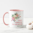 Search for god is within her mugs Typography