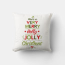 Search for holly jolly christmas cushions Typography