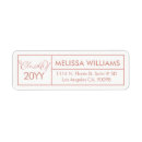 Search for rose frame return address labels Black