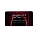 Search for night wedding return address labels Gothic