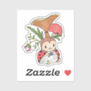 Search for red and white mushroom stickers Nature
