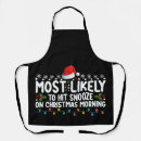 Search for morning aprons Santa