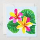 Search for plumeria invitations Hawaii