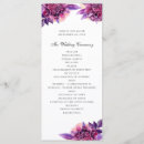 Search for lilac wedding programs Ceremony