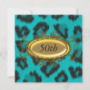 Search for leopard design invitations Gold