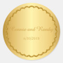 Search for metal monogram stickers Gold