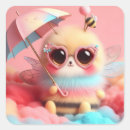 Search for insect cartoon stickers Bumble bee
