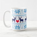 Search for nordic pattern mugs Deer