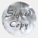 Search for autographed by author stickers Promo