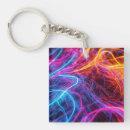 Search for colourful glowing key rings Abstract
