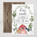 Search for red barn invitations Gender neutral
