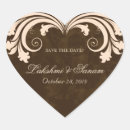 Search for swirl wedding stickers Brown