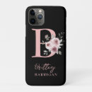 Search for black letters iphone cases Monogram initial