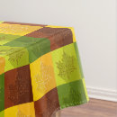 Search for maple leaf tablecloths Gold