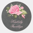 Search for vintage chalkboard wedding stickers Pink