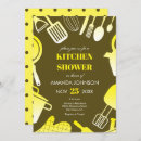 Search for kitchen shower invitations Yellow