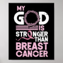 Search for faith over fear posters Breast cancer awareness