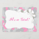 Search for camo baby shower invitations Pink