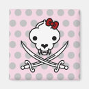 Search for girly skull magnets Pink