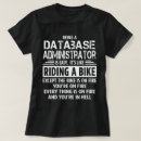 Search for database administrator tshirts Job