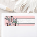 Search for bird cages return address labels Vintage