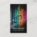 Search for music producer business cards Professional
