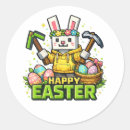 Search for happy easter eggs stickers Bunny