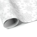 Search for silver snowflake wrapping paper Xmas