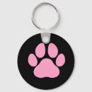 Search for dog paw key rings Pink