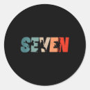 Search for 7 year old birthday stickers Vintage