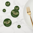 Search for green and gold confetti Graduation
