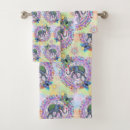 Search for elephants bath towels Colourful