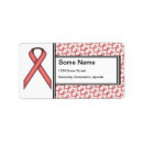 Search for breast cancer survivor return address labels Awareness