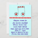 Search for music note invitations Recital