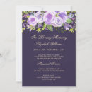 Search for rustic memorial service invitations Floral