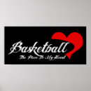 Search for love basketball posters Heart