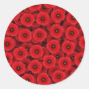 Search for red poppies stickers Bright