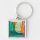 Search for modern paintings key rings Orange