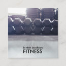 Search for dumbbell business cards Trainer