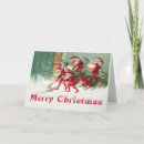 Search for funny elves christmas cards Santa