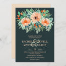 Search for dark teal invitations Watercolor flowers