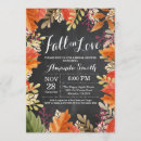 Search for fall couples bridal shower invitations Fall in love