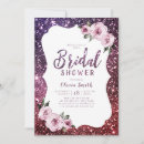 Search for burgundy bridal shower invitations Floral