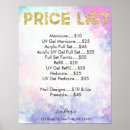 Search for nail salon price list posters Manicure