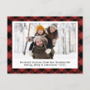 Search for red and black plaid christmas cards Typewriter
