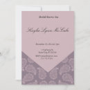 Search for mauve bridal shower invitations Chic